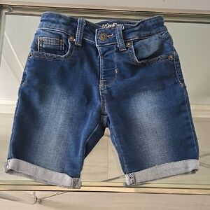 Blue Denim Kids Shorts
